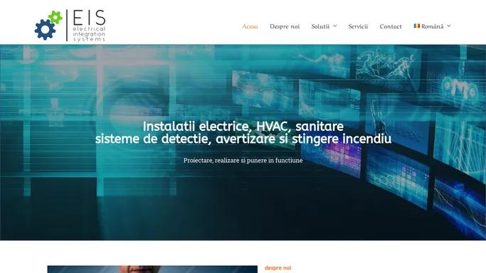 Acasa - Instalatii electrice - EIS sisteme integrate