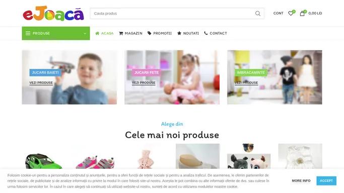 eJoaca - Magazin online cu jucarii si haine pentru copii