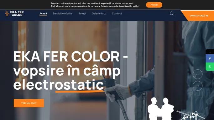 Eka Fer Color - Vopsitorie in camp electrostatic