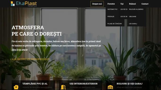 ekaplast.ro - Ferestre si usi de calitate pentru confortul locuintei tale.