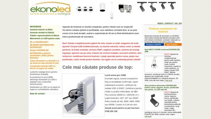 ekonoled srl - Iluminare economica si ecologica cu cea mai noua tehnologie LED