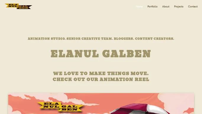 ELANUL GALBEN - ANIMATION STUDIO, SENIOR CREATIVE TEAM, FREELANCERS, BLOGGERS, CONTENT CREATORS - BUCHAREST, ROMANIA