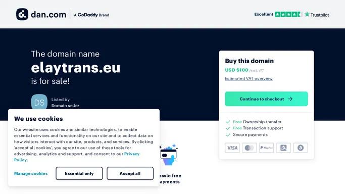 The domain name elaytrans.eu is for sale