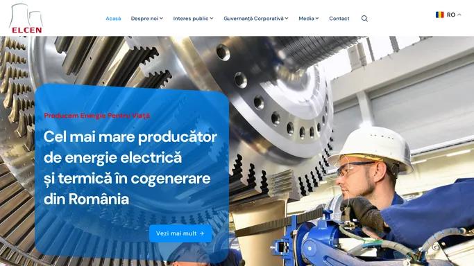 Electrocentrale Bucuresti - Cel mai mare producator de energie termica din Romania - Elcen