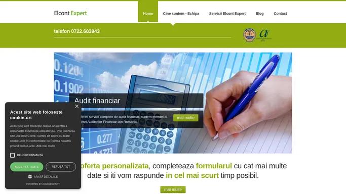 Elcont Expert - servicii contabilitate Bucuresti, audit financiar, firma de contabilitate, contabil Bucuresti, audit.