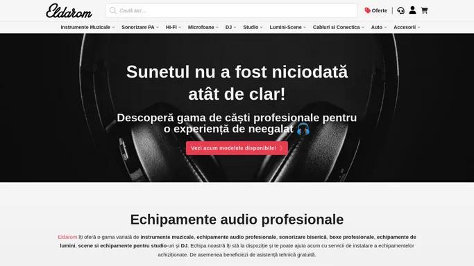 Echipamente audio profesionale - Instrumente muzicale - Eldarom