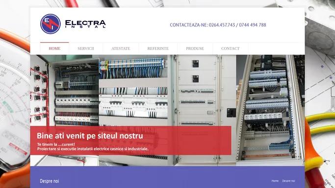 Proiectare si executie instalatii electrice casnice si industriale, Turda, CLUJ - Electra Instal