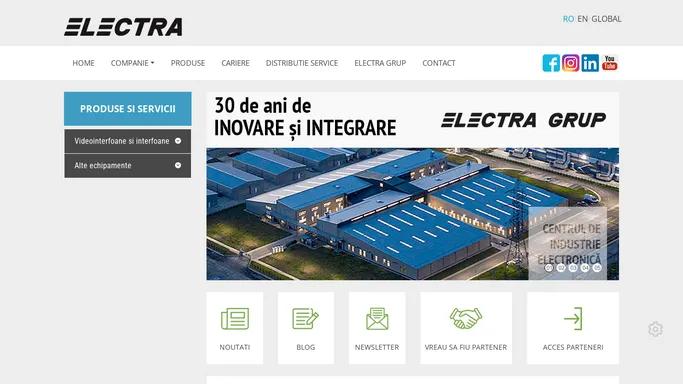 Videointerfon. Fabrica de interfoane si videointerfoane Electra