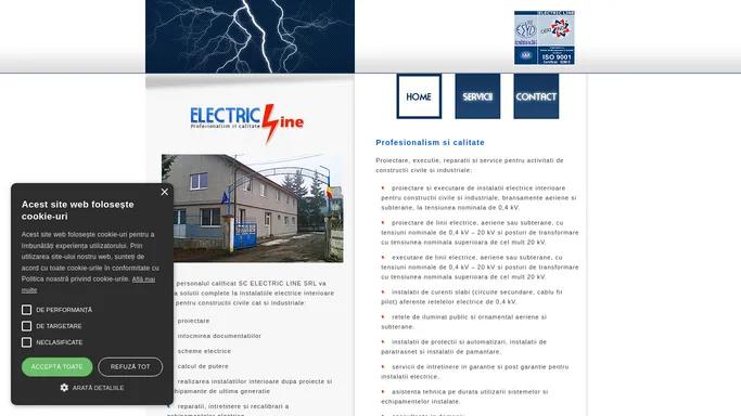 Electric Line - atestari ANRE, executie, reparatii, intretinere instalatii electrice