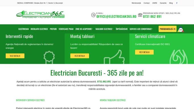 Electrician Bucuresti Autorizat-Interventii Electrice la Domiciliu