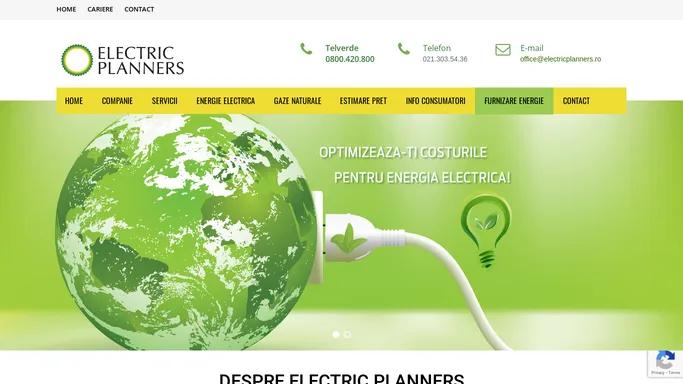 Furnizor de energie electrica si gaze naturale - Electric Planners