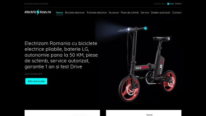 Electric Toys – Biciclete electrice pliabile