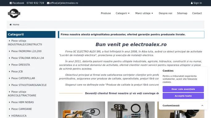 Bun venit pe site-ul Electroalex.ro