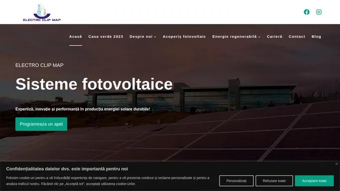 Acasa - Electro Clip Map - Panouri Fotovoltaice