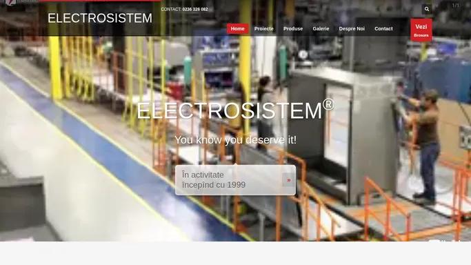 ELECTROSISTEM – Tablouri Electrice