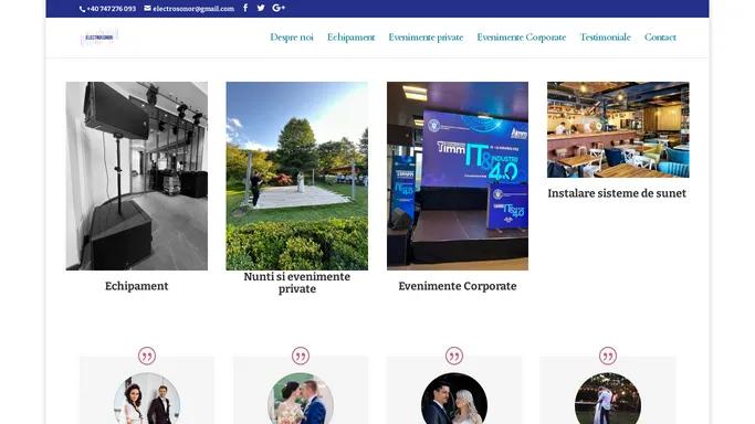 Echipament sonorizare evenimente corporate si private
