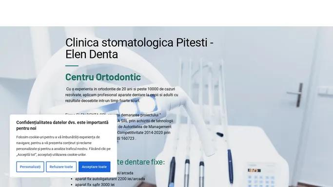 Clinica Stomatologica Pitesti | Elen Denta – clinica ortodontica Pitesti – Clinica stomatologica Pitesti, clinica ortodontica Elen Denta, va primeste calduros la fiecare cabinet din repertoriul clinicii.