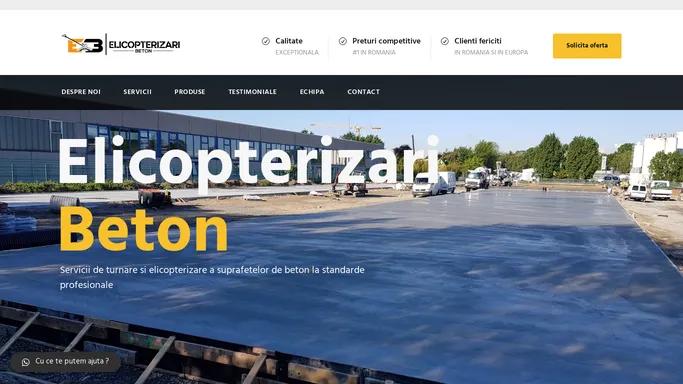 Elicopterizari Beton – Elicopterizari Beton