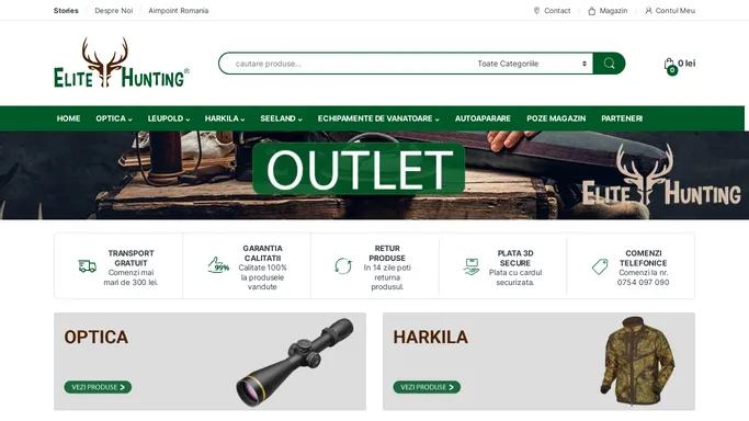 Elite Hunting - Magazin online cu articole de vanatoare.