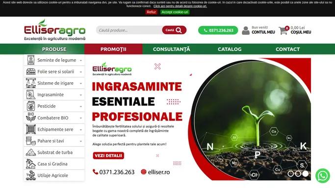 Elliser Agro - Magazin Agricol - Folie sere si solarii