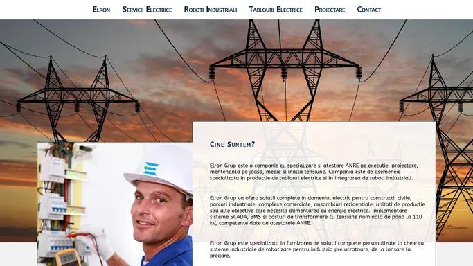 Elron Grup | Servicii Electrice | Tablouri Electrice | Roboti Industriali | Proiectare Instalatii Electrice