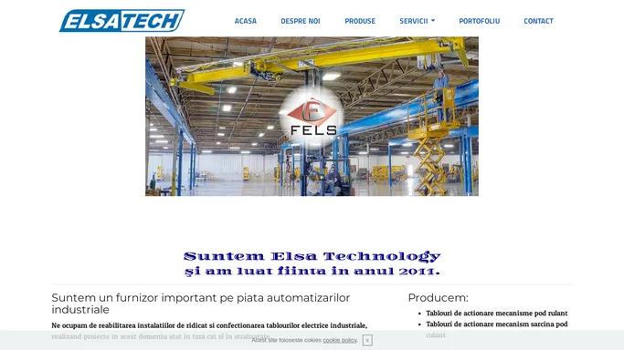 Elsa Technology- INSTALATII INDUSTRIALE CONSTANTA