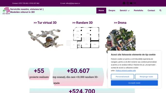 Home - Tur virtual 3D, Machete 3D si Scanari Avansate