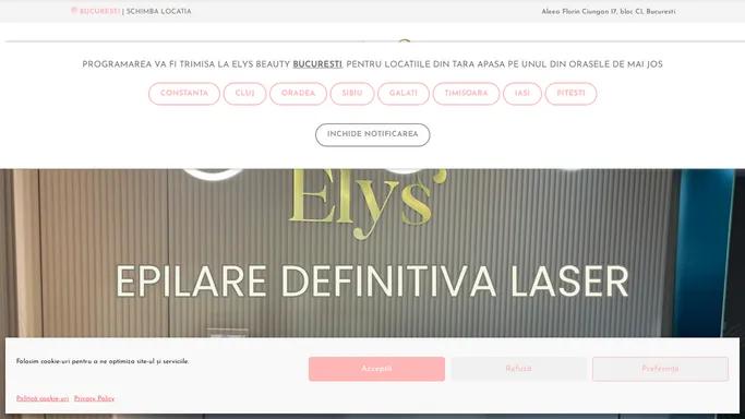 Epilare Definitiva Laser Bucuresti Sector 3 - Elys Beauty Clinique Bucuresti