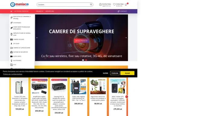 eManiac.ro - Magazin Online de Electronice si IT - Livrare rapida si preturi competitive pentru electronice si IT