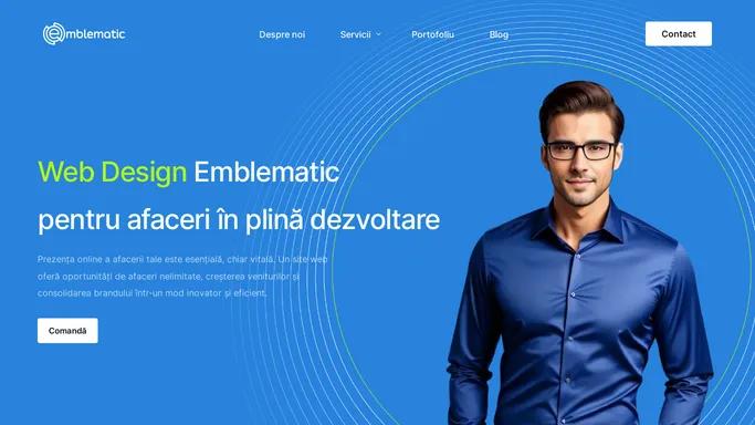 Emblematic | Creare site web de prezentare si magazin online