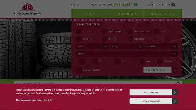 Tyres / winter and summer tyres / rims - BursaDeAnvelope.ro*