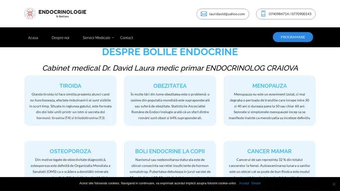 Cabinet medical endocrinologie Craiova – Doctor David Laura – Cabinet medical dr. David Laura medic specialist boli endocrine: tiroida, , tiroida, bolie ale tiroidei, obezitate, sinul, cancerul mamar, cancerul de sin, consultatie