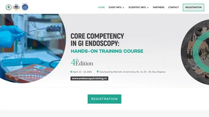 Core Competency in GI endoscopy: Colorectal Cancer 360° | Hands-on training course