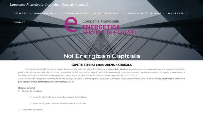 Compania Municipala Energetica Servicii Bucuresti | Noi Energizam Capitala