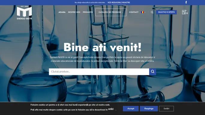 ENERGO-METR SRL - Fabrica de sticlarie de laborator si materiale didactice