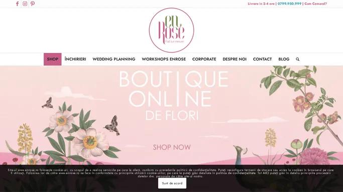 enRose – Florarie online si aranjamente florale