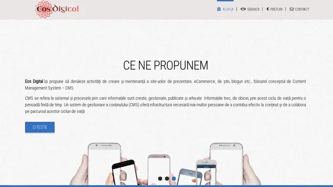 EOS DIGITAL - EOS DIGITAL - creatie site-uri