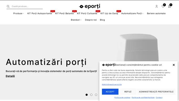 Eporti - Automatizari si feronerie porti | eporti.ro