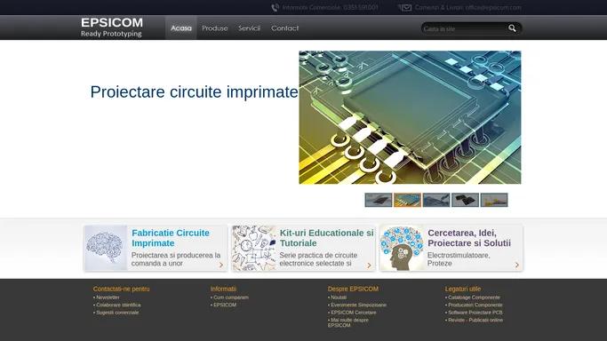 Epsicom Craiova - Solutii personalizate ale ideilor tale – proiectare, prototipare, fabricatie in electronica