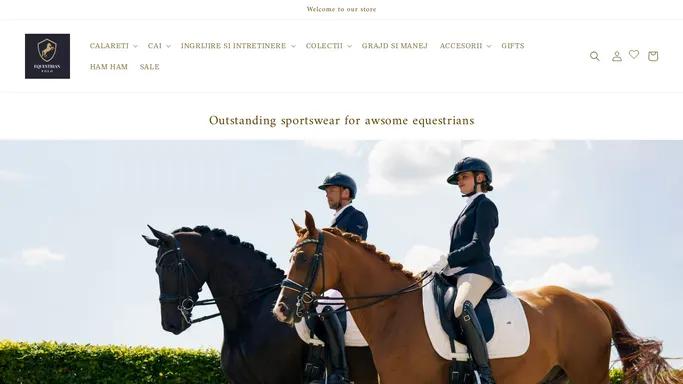 Echipamente echitatie de top. articole pentru cai si calareti – Equestrian POLO