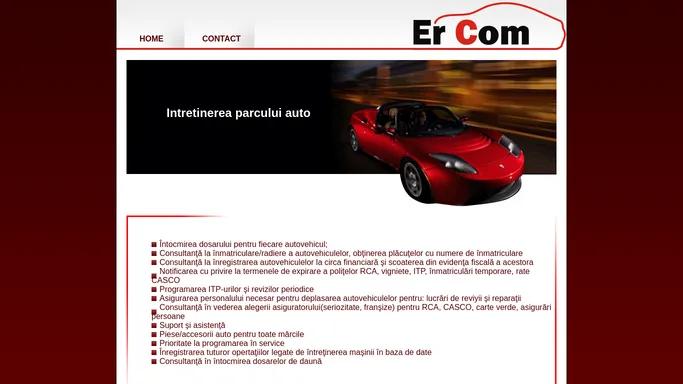 Consultanta la inmatriculare/radiere a autovehiculelor, obtinerea placutelor cu numere de inmatriculare - ERCOM