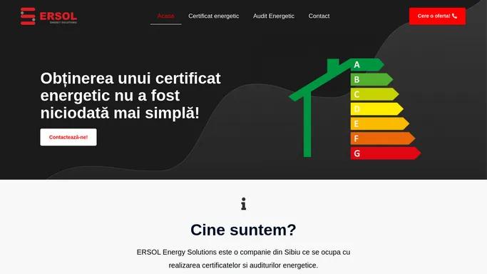 Maintenance – ERSOL Sibiu