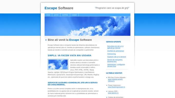 Escape Software - Programe care va scapa de griji