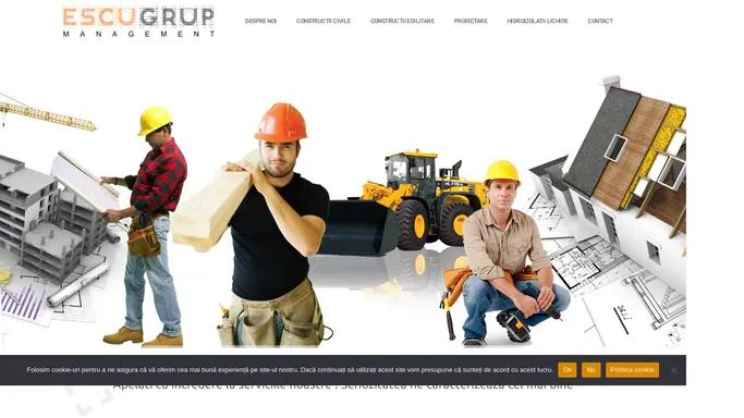 ESCUGRUP MANAGEMENT – Constructii si proiectari de constructii