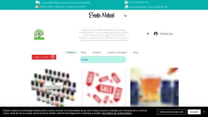 EsentaNaturii.ro - Uleiuri Esentiale si Accesorii aromaterapie