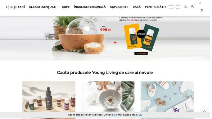 Esentetari.ro | Uleiuri esentiale si produse Young Living