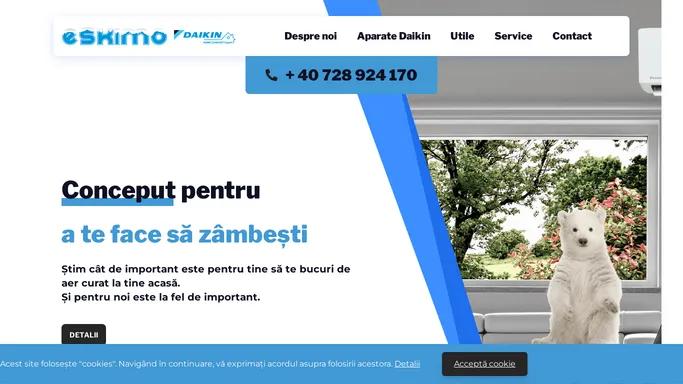 Eskimo distribuie si monteaza aparate de aer conditionat cu o experienta de 26 de ani