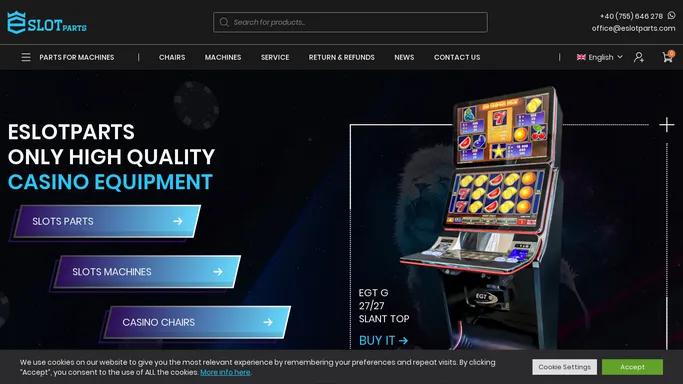 Eslotparts - Only high-quality machines and parts for casinos