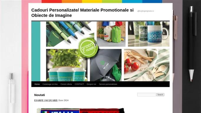 Cadouri Personalizate/ Materiale Promotionale si Obiecte de Imagine | office@esperepromo.ro