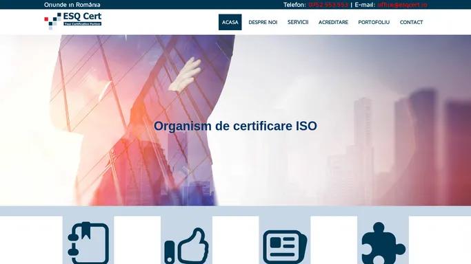 Organism de Certificare ISO